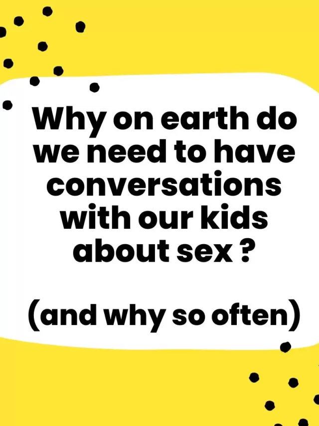 How important does sex education for kids?